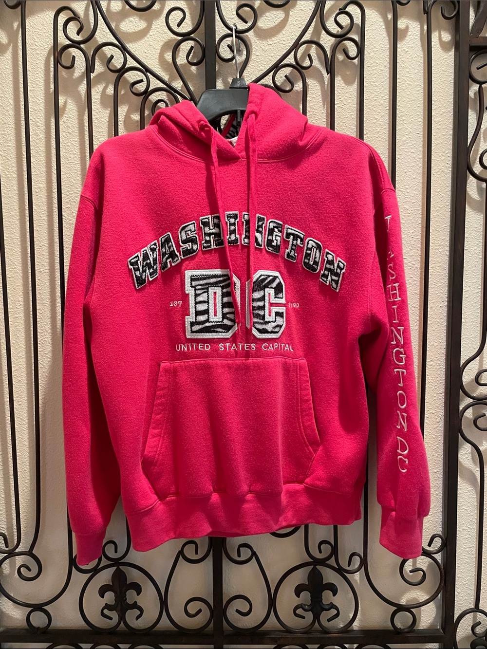 Washington DC Hot Pink Hoodie